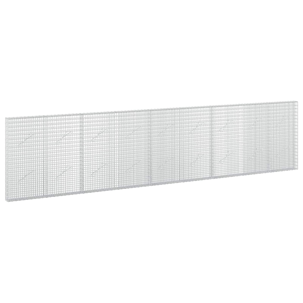 vidaXL Gabion with 5 mm Wire and 5x2.5 cm Mesh 450x10x100 cm 2