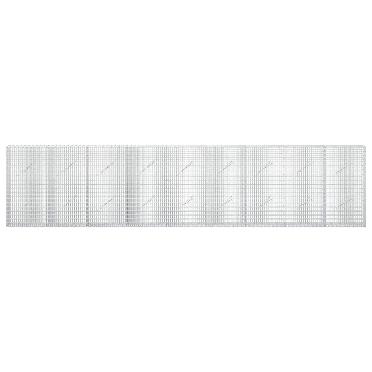 vidaXL Gabion with 5 mm Wire and 5x2.5 cm Mesh 450x10x100 cm 3