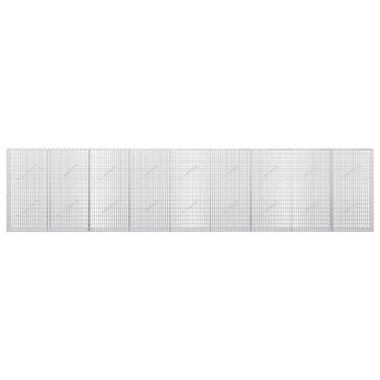 vidaXL Gabion with 5 mm Wire and 5x2.5 cm Mesh 450x10x100 cm 3