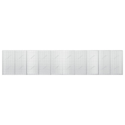 vidaXL Gabion with 5 mm Wire and 5x2.5 cm Mesh 500x10x100 cm 3