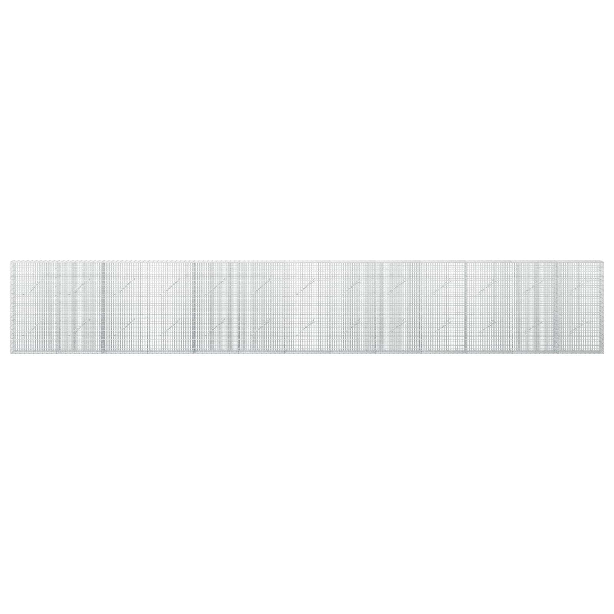 vidaXL Gabion with 5 mm Wire and 5x2.5 cm Mesh 650x10x100 cm 3