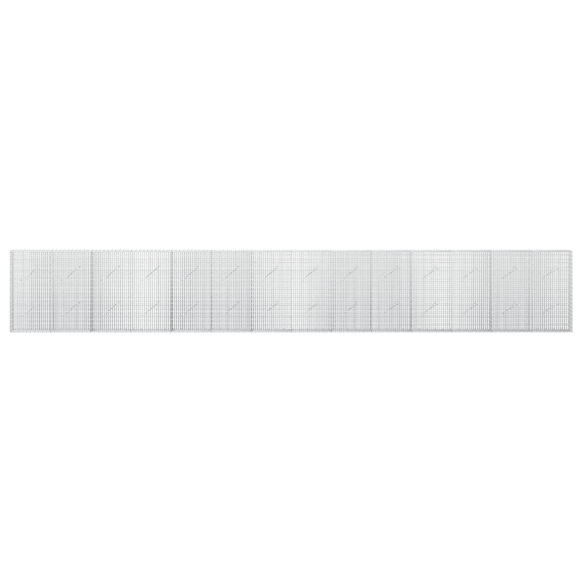 vidaXL Gabion with 5 mm Wire and 5x2.5 cm Mesh 700x10x100 cm 3
