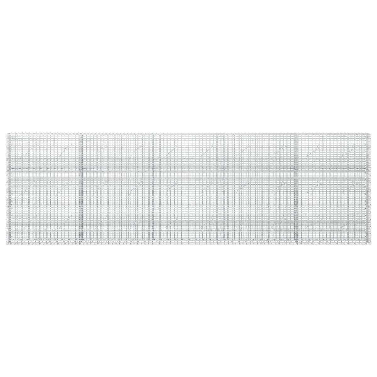 vidaXL Gabion with 5 mm Wire and 5x2.5 cm Mesh 500x10x150 cm 3