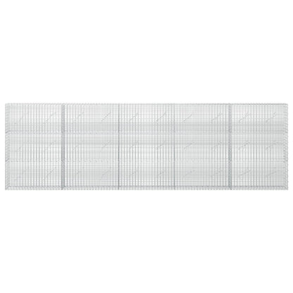 Gabion with 5 mm Wire and 5x2.5 cm Mesh 100x10x150 cm Height 150 cm Thickness 10 cm 500 cm