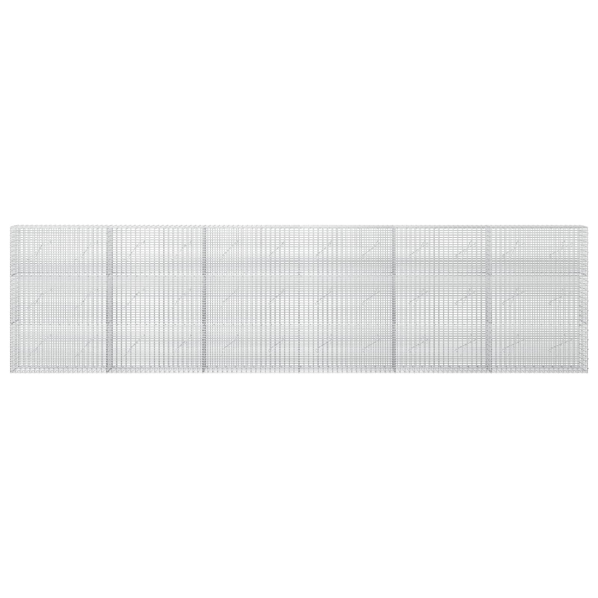 vidaXL Gabion with 5 mm Wire and 5x2.5 cm Mesh 600x10x150 cm 3