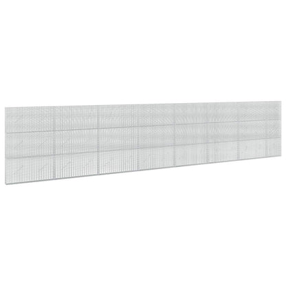 vidaXL Gabion with 5 mm Wire and 5x2.5 cm Mesh 750x10x150 cm 2