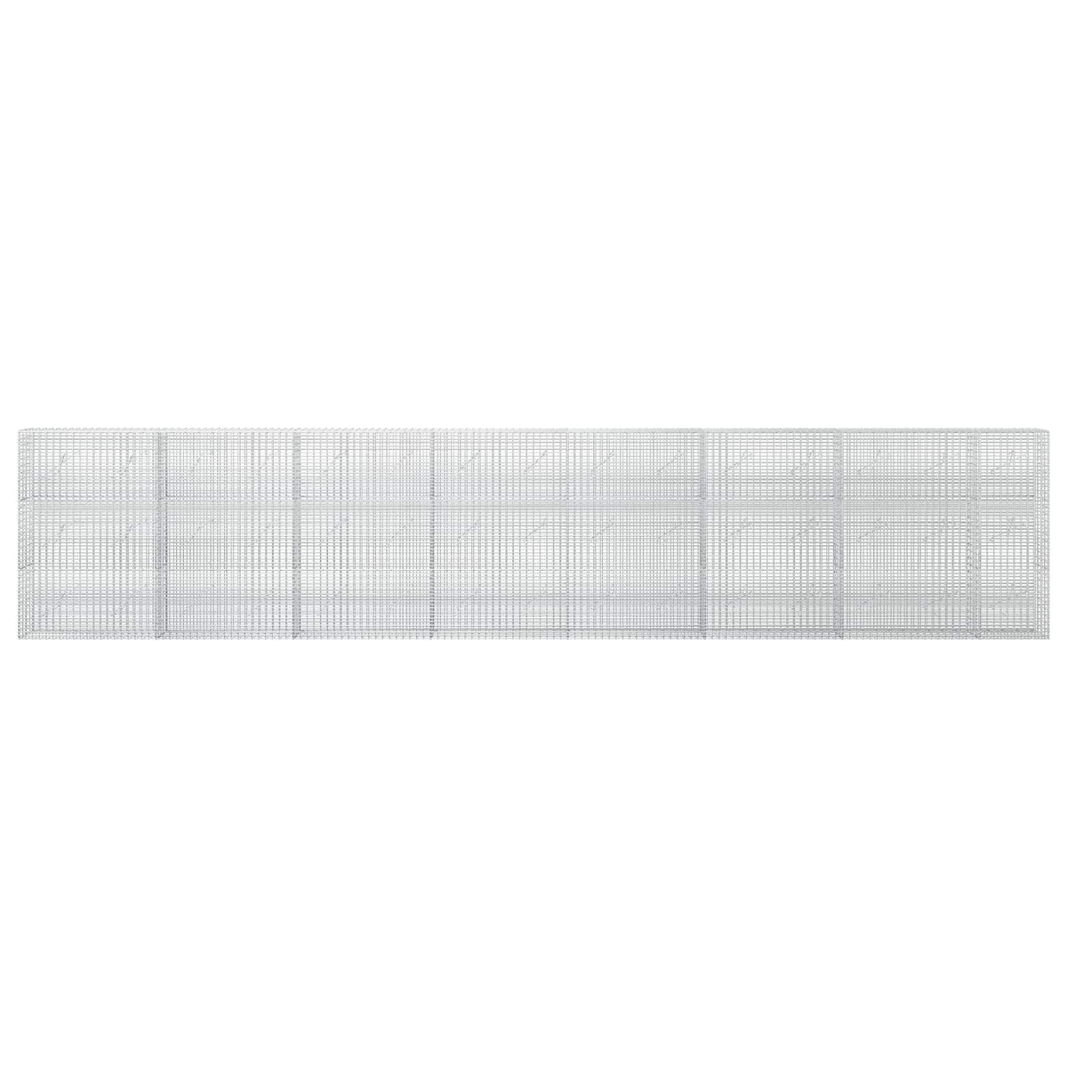 Gabion with 5 mm Wire and 5x2.5 cm Mesh 100x10x150 cm Height 150 cm Thickness 10 cm 750 cm