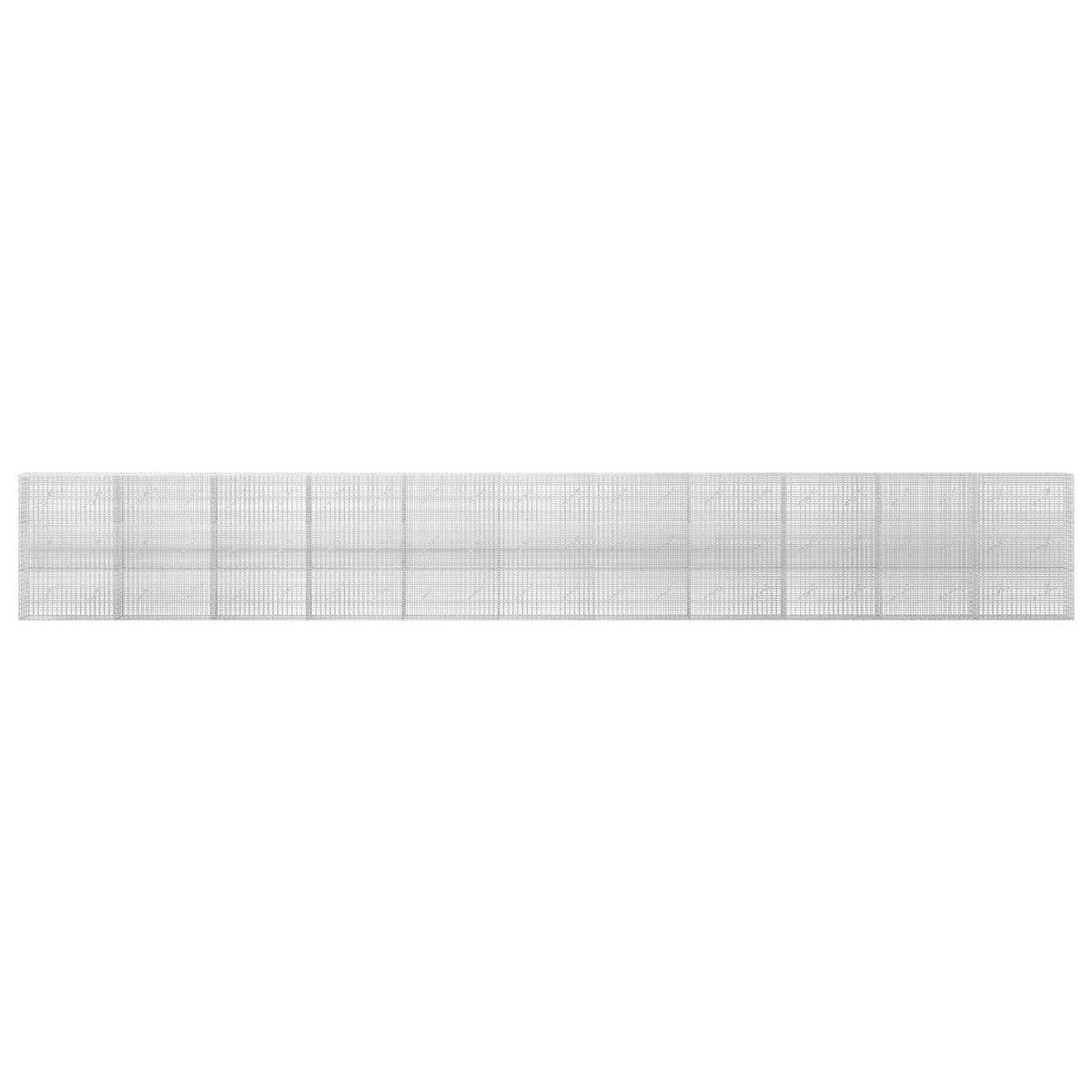 vidaXL Gabion with 5 mm Wire and 5x2.5 cm Mesh 1100x10x150 cm 3