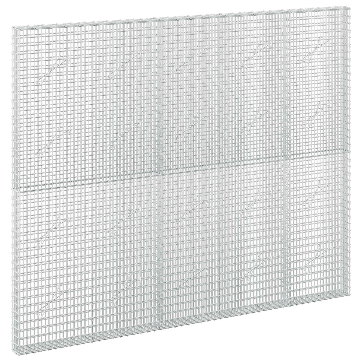 vidaXL Gabion with 5 mm Wire and 5x2.5 cm Mesh 250x10x200 cm 2