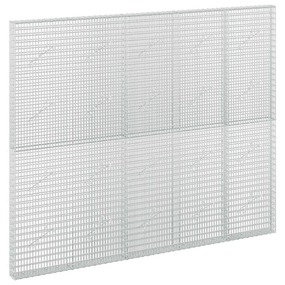vidaXL Gabion with 5 mm Wire and 5x2.5 cm Mesh 250x10x200 cm 2