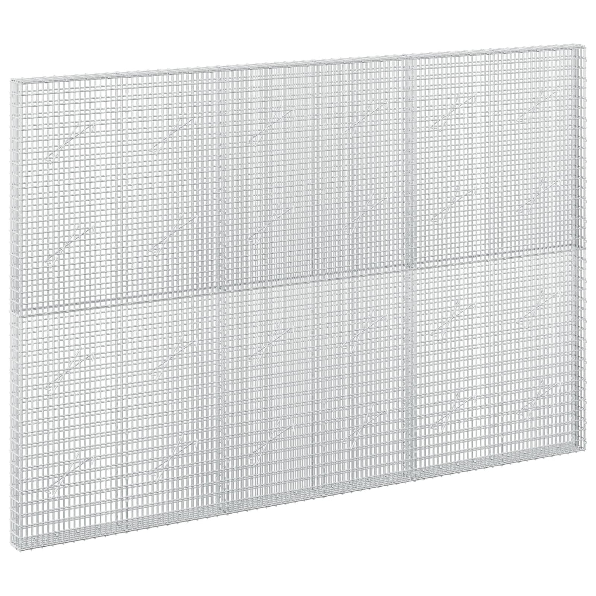 vidaXL Gabion with 5 mm Wire and 5x2.5 cm Mesh 300x10x200 cm 2