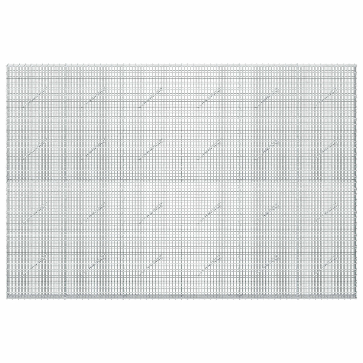 vidaXL Gabion with 5 mm Wire and 5x2.5 cm Mesh 300x10x200 cm 3