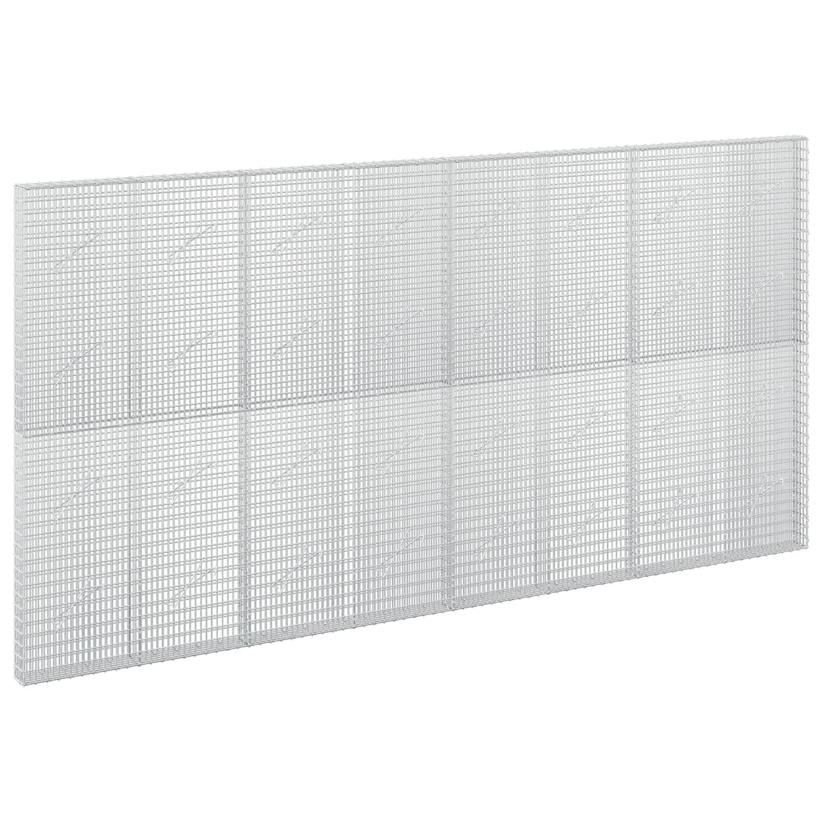 vidaXL Gabion with 5 mm Wire and 5x2.5 cm Mesh 400x10x200 cm 2