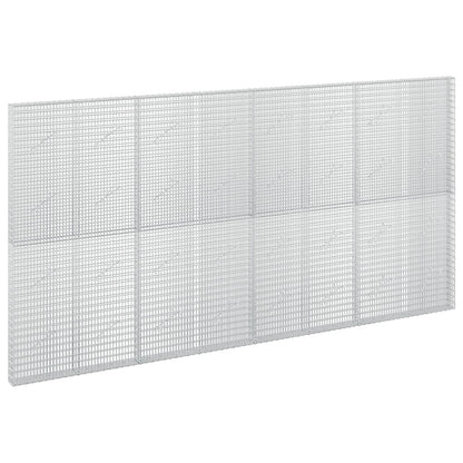 vidaXL Gabion with 5 mm Wire and 5x2.5 cm Mesh 400x10x200 cm 2