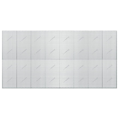 vidaXL Gabion with 5 mm Wire and 5x2.5 cm Mesh 400x10x200 cm 3