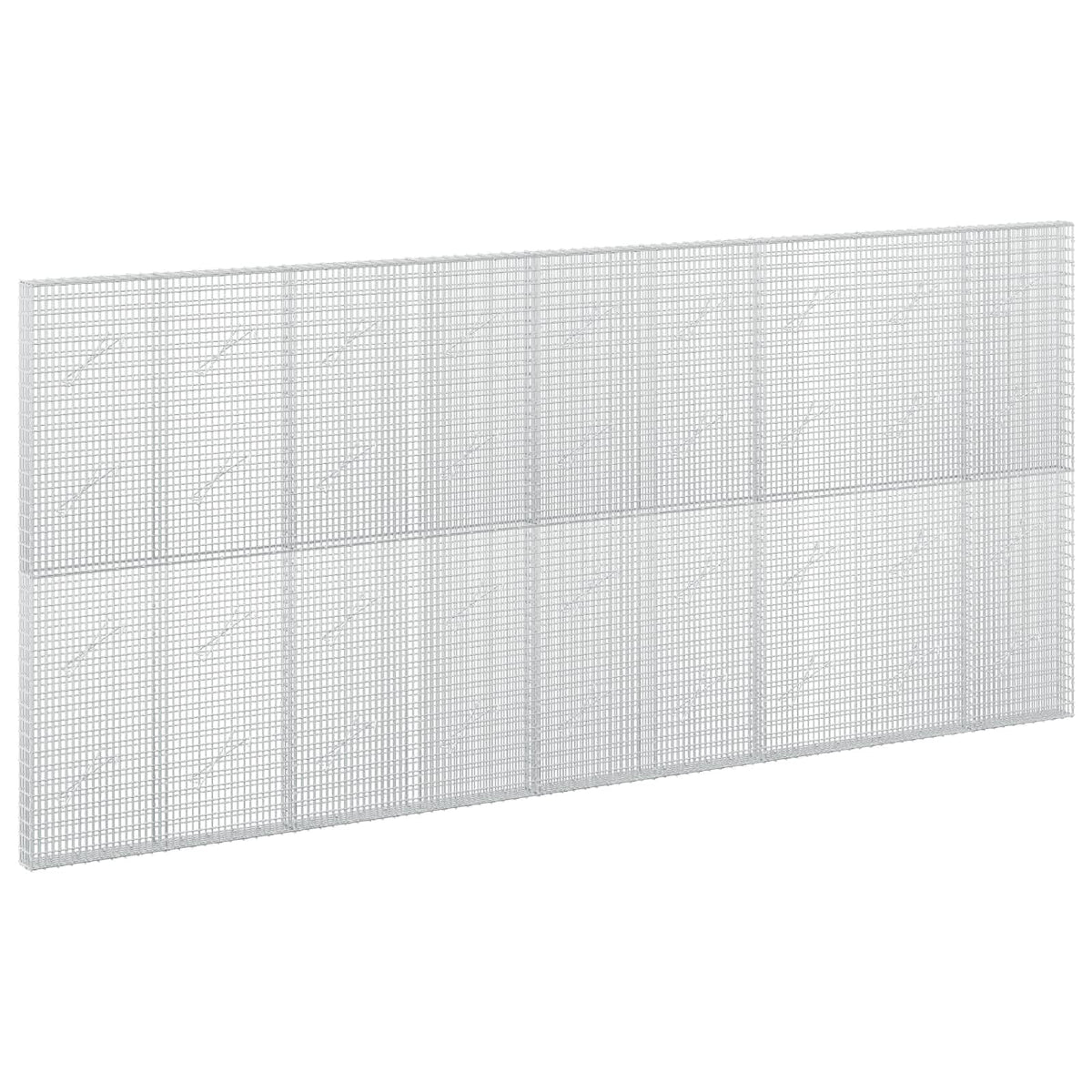 vidaXL Gabion with 5 mm Wire and 5x2.5 cm Mesh 450x10x200 cm 2