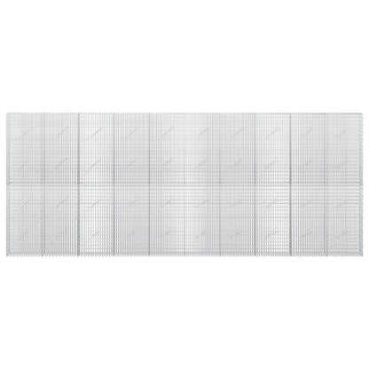 vidaXL Gabion with 5 mm Wire and 5x2.5 cm Mesh 500x10x200 cm 3