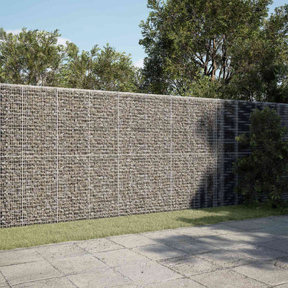 vidaXL Gabion with 5 mm Wire and 5x2.5 cm Mesh 550x10x200 cm 1