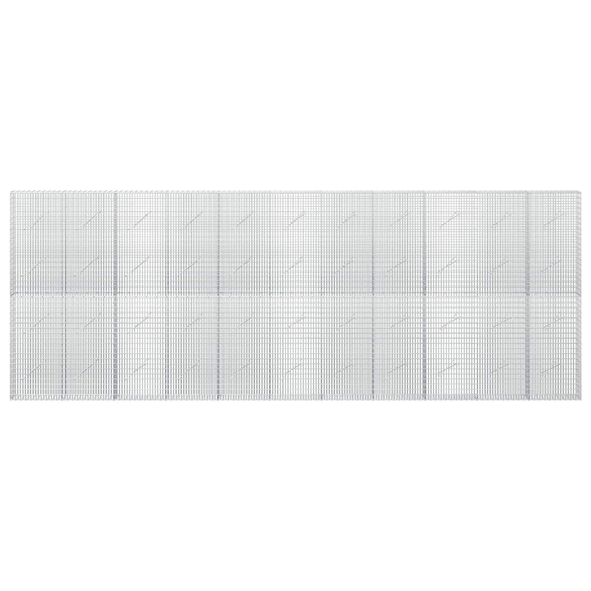 vidaXL Gabion with 5 mm Wire and 5x2.5 cm Mesh 550x10x200 cm 3