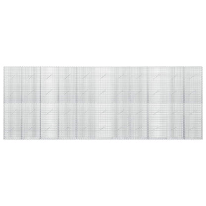 vidaXL Gabion with 5 mm Wire and 5x2.5 cm Mesh 550x10x200 cm 3
