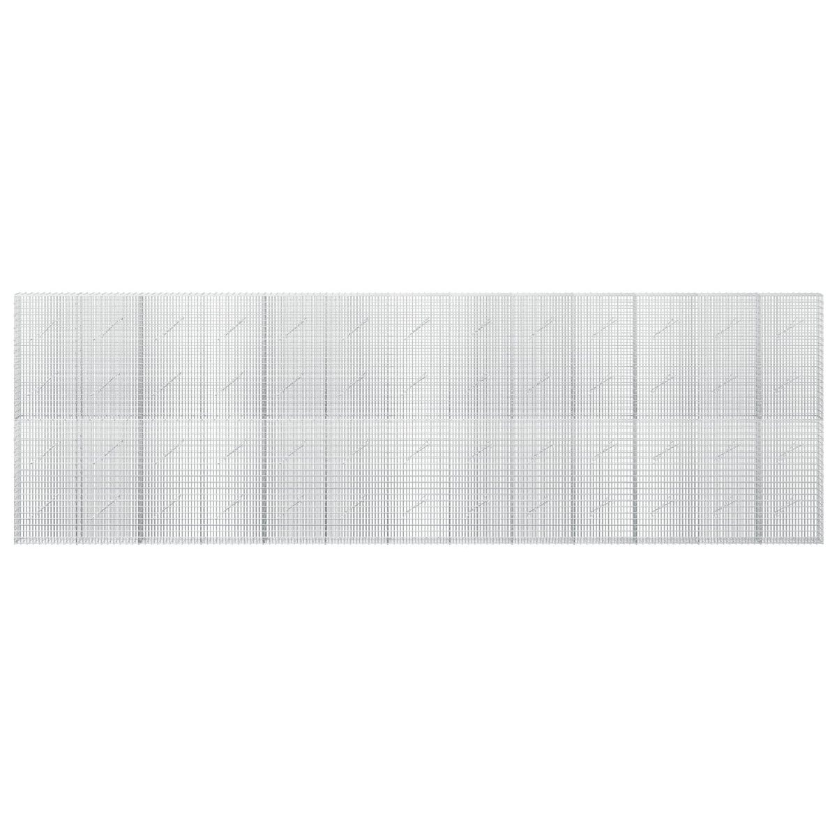 vidaXL Gabion with 5 mm Wire and 5x2.5 cm Mesh 650x10x200 cm 3
