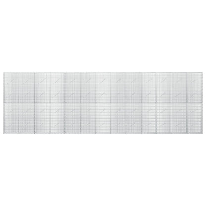vidaXL Gabion with 5 mm Wire and 5x2.5 cm Mesh 650x10x200 cm 3