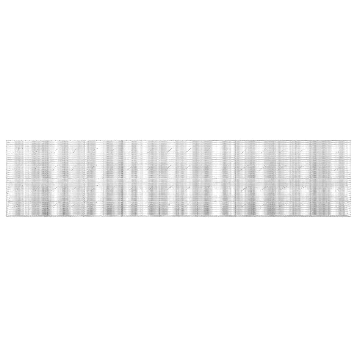 vidaXL Gabion with 5 mm Wire and 5x2.5 cm Mesh 900x10x200 cm 3