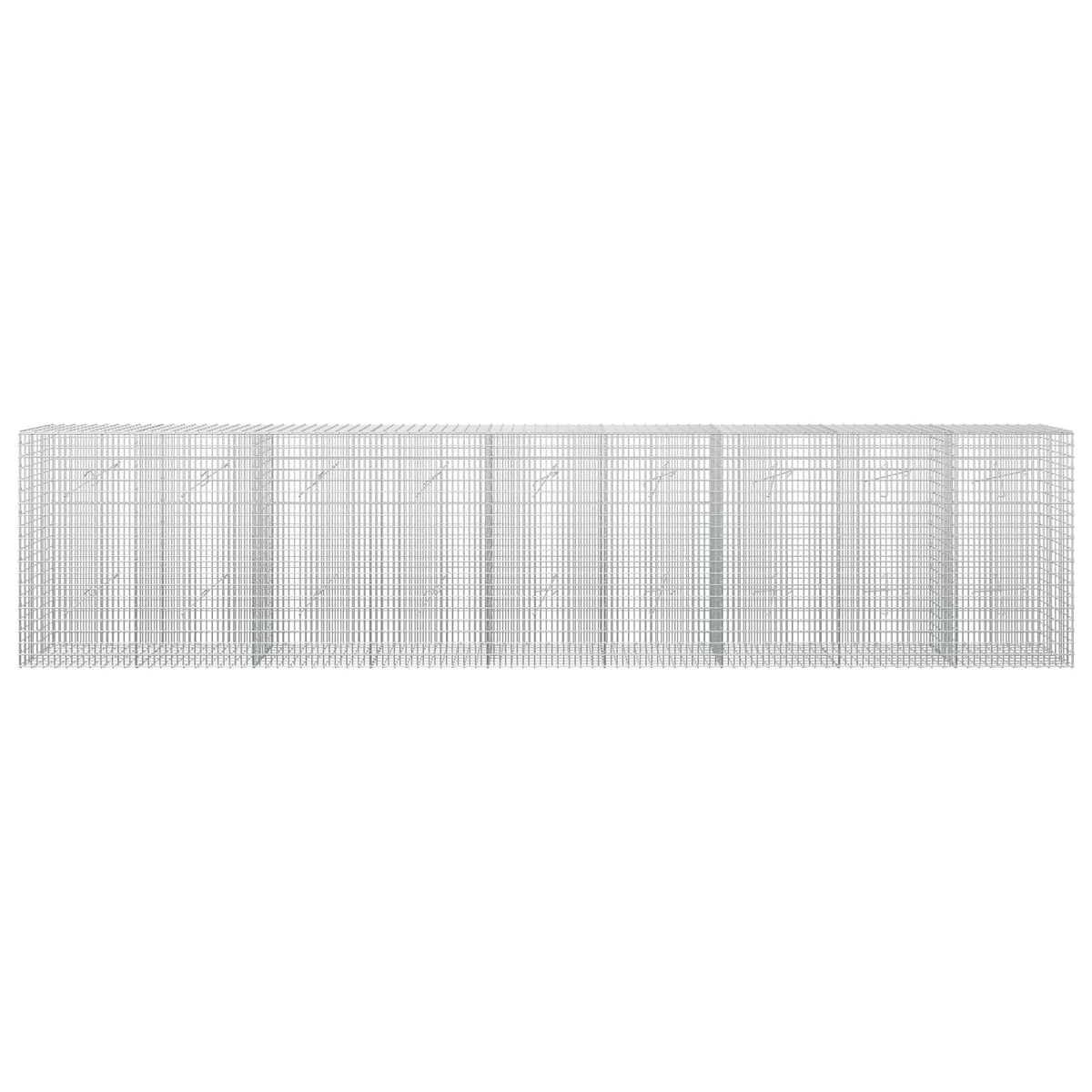 vidaXL Gabion with 5 mm Wire and 5x2.5 cm Mesh 450x20x100 cm 3