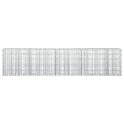 vidaXL Gabion with 5 mm Wire and 5x2.5 cm Mesh 450x20x100 cm 3
