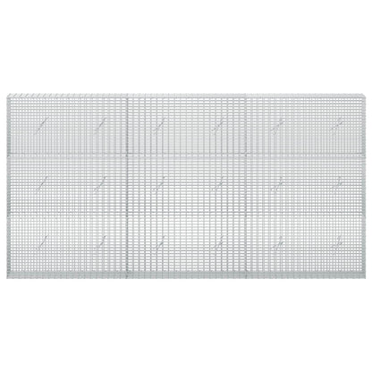 vidaXL Gabion with 5 mm Wire and 5x2.5 cm Mesh 300x20x150 cm 3