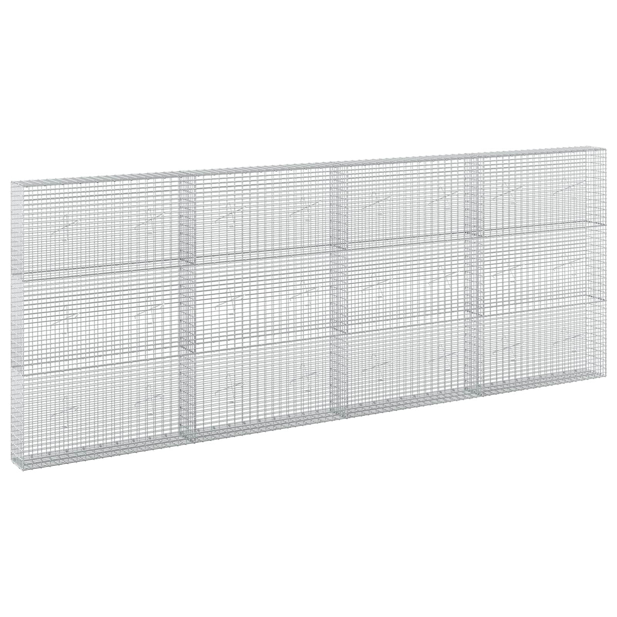vidaXL Gabion with 5 mm Wire and 5x2.5 cm Mesh 400x20x150 cm 2
