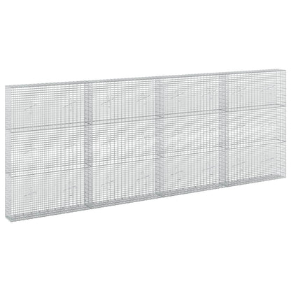 vidaXL Gabion with 5 mm Wire and 5x2.5 cm Mesh 400x20x150 cm 2