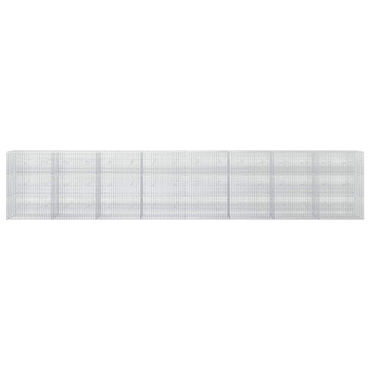 vidaXL Gabion with 5 mm Wire and 5x2.5 cm Mesh 800x20x150 cm 3