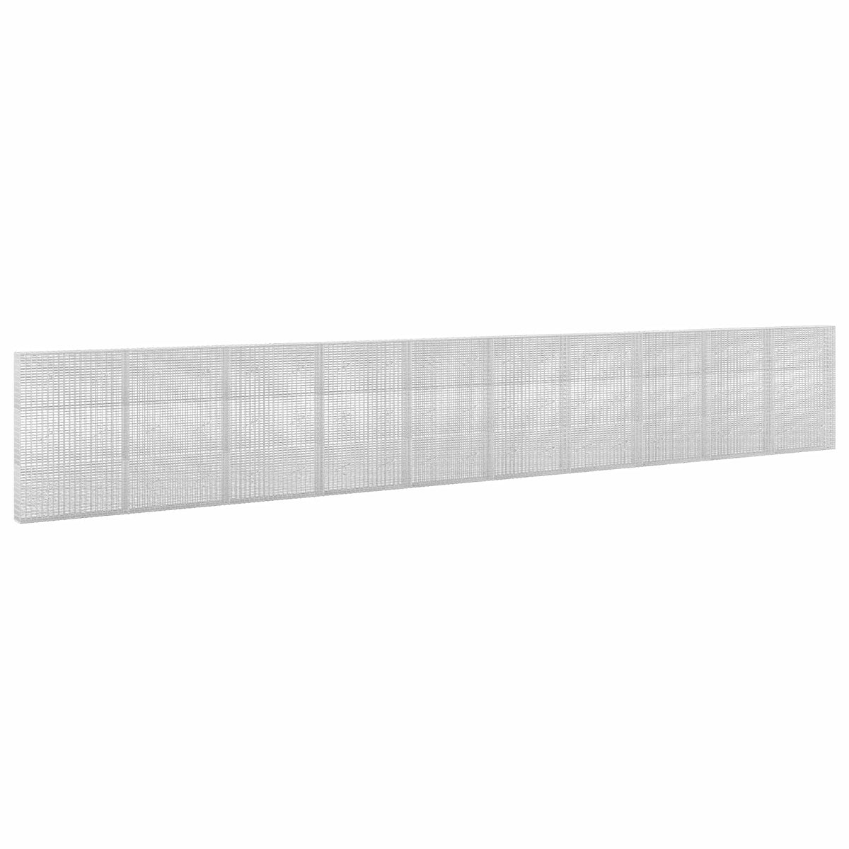 vidaXL Gabion with 5 mm Wire and 5x2.5 cm Mesh 1000x20x150 cm 2