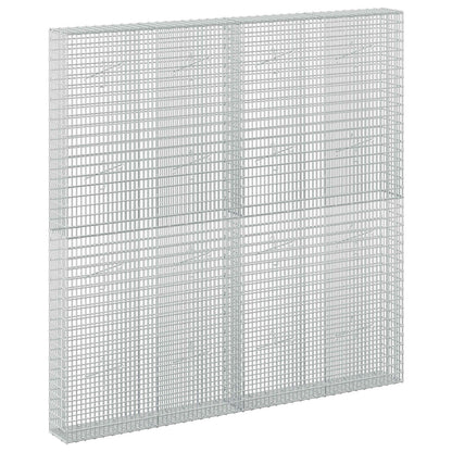 vidaXL Gabion with 5 mm Wire and 5x2.5 cm Mesh 200x20x200 cm 2