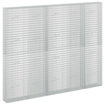 vidaXL Gabion with 5 mm Wire and 5x2.5 cm Mesh 250x20x200 cm 2