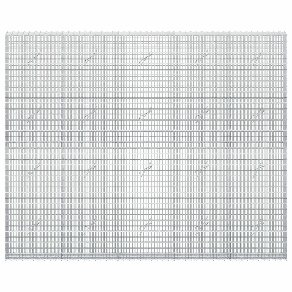 vidaXL Gabion with 5 mm Wire and 5x2.5 cm Mesh 250x20x200 cm 3