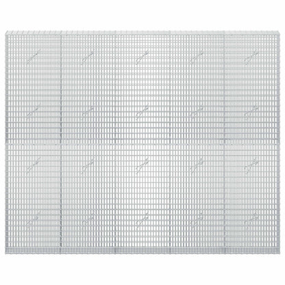 vidaXL Gabion with 5 mm Wire and 5x2.5 cm Mesh 250x20x200 cm 3