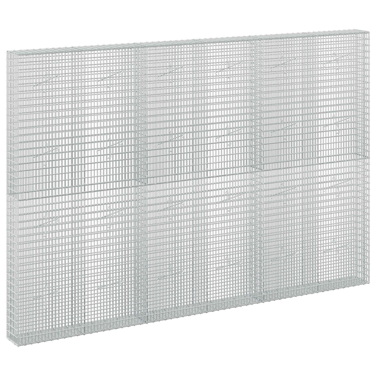 vidaXL Gabion with 5 mm Wire and 5x2.5 cm Mesh 300x20x200 cm 2