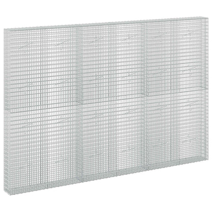 vidaXL Gabion with 5 mm Wire and 5x2.5 cm Mesh 300x20x200 cm 2