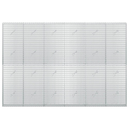 vidaXL Gabion with 5 mm Wire and 5x2.5 cm Mesh 300x20x200 cm 3