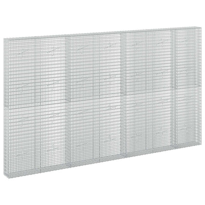 vidaXL Gabion with 5 mm Wire and 5x2.5 cm Mesh 350x20x200 cm 2