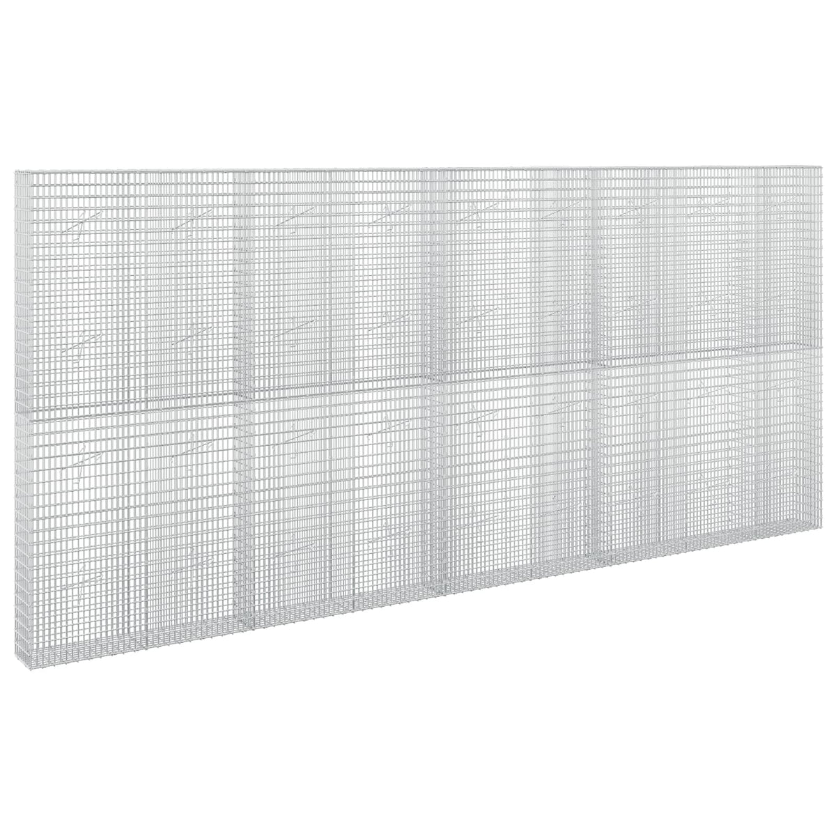 vidaXL Gabion with 5 mm Wire and 5x2.5 cm Mesh 450x20x200 cm 2
