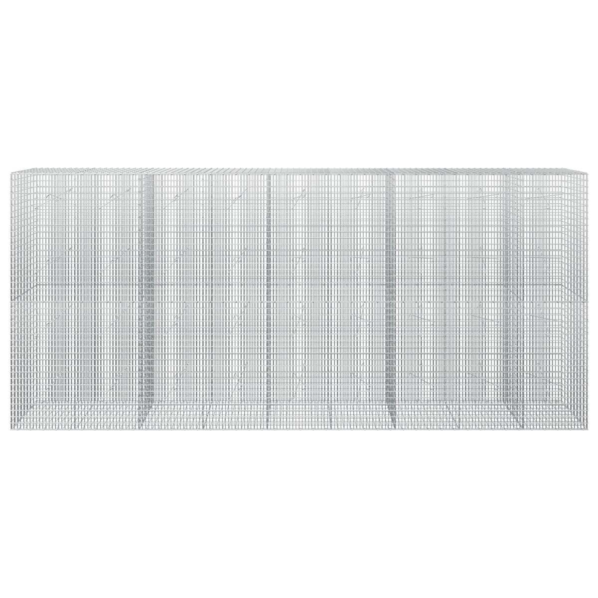 vidaXL Gabion with 5 mm Wire and 5x2.5 cm Mesh 450x20x200 cm 3