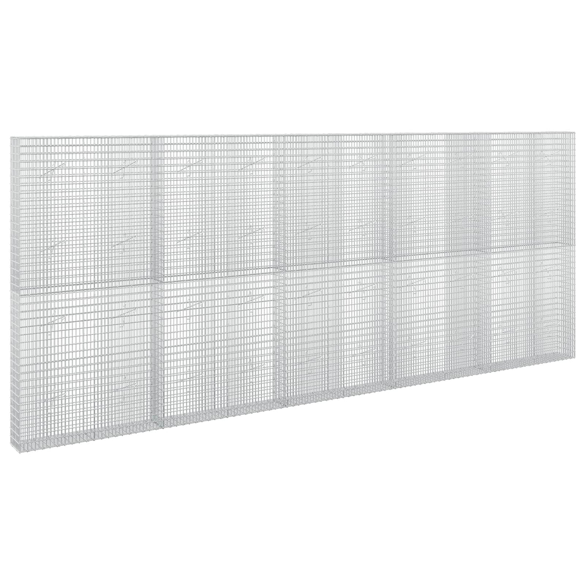 vidaXL Gabion with 5 mm Wire and 5x2.5 cm Mesh 500x20x200 cm 2