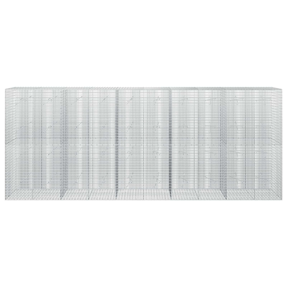 vidaXL Gabion with 5 mm Wire and 5x2.5 cm Mesh 500x20x200 cm 3