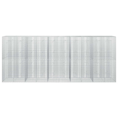 vidaXL Gabion with 5 mm Wire and 5x2.5 cm Mesh 500x20x200 cm 3