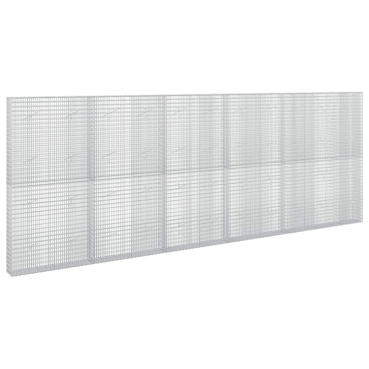 vidaXL Gabion with 5 mm Wire and 5x2.5 cm Mesh 550x20x200 cm 2