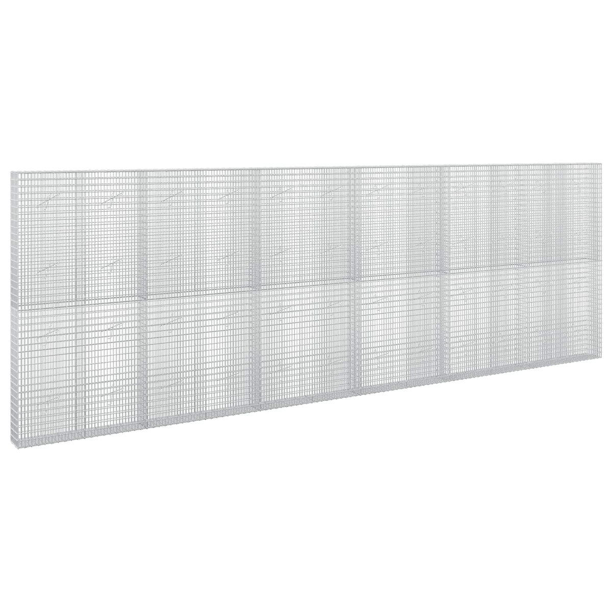 vidaXL Gabion with 5 mm Wire and 5x2.5 cm Mesh 600x20x200 cm 2