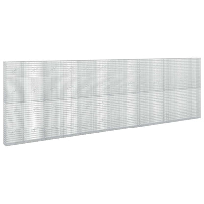 vidaXL Gabion with 5 mm Wire and 5x2.5 cm Mesh 650x20x200 cm 2
